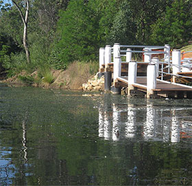 Georges River on 15th January 2009, before Hydrogel was featured on ABC's The New Inventors
